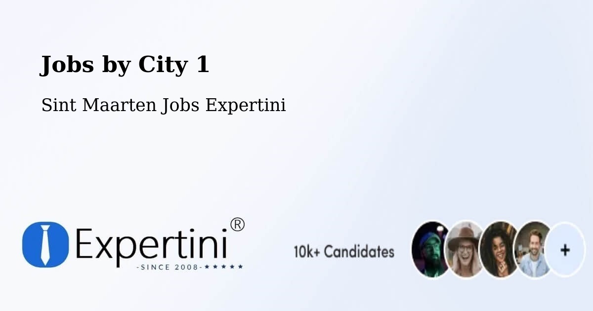 City Jobs in Sint Maarten - Expertini